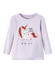 Langarmshirt Nmfsolvej Orchid Petral