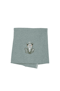 Be Be 's Collection Kuscheldecke Sommer Froschkönig 75 x 100 cm
