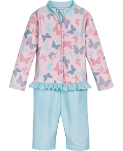 UV-Schutz Einteiler Schmetterlinge