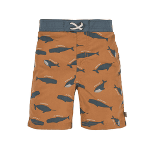 UV-Badeshorts Wal Karamell