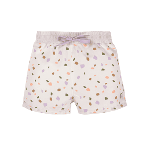 Badehose Pebbles weiß bunt