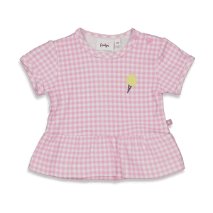 Peplum-Shirt Cotton Candy Lila