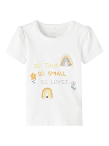 T-Shirt Nbfhussie Bright White