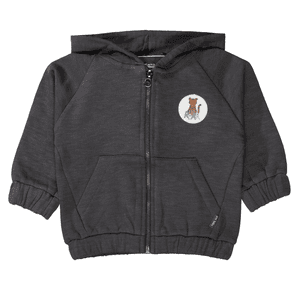 Sweatjacke soft graphit