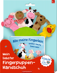 Fingerpuppen-Hand-Set: Alle meine Fingerlein...