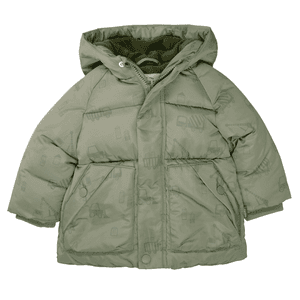 Jacke soft khaki gemustert