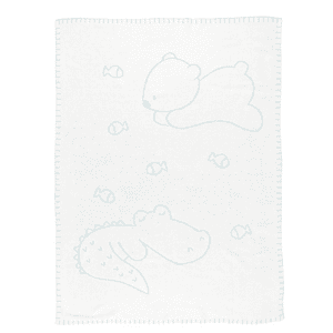 Romeo, Jules & Sally Gestrickte Decke 75 x 100 cm