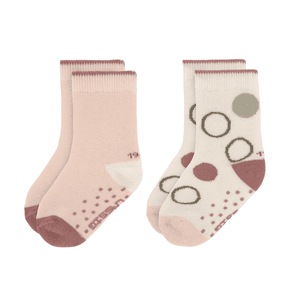 Kinder Antirutschsocken 2er Pack rosa