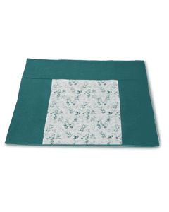 Wickelauflage-Bezug Waffel Eukalyptus-Petrol