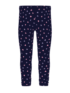 Fleece Leggings Dark Sapphire Heart