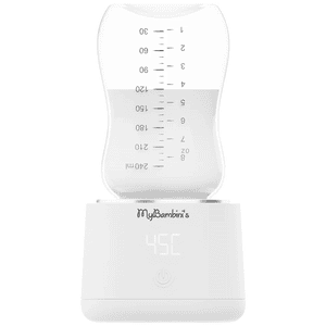 MyBambini's Flaschenwärmer Pro tragbar in weiß