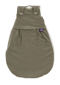 Schlafsack Liebmich Pünktchen oliv