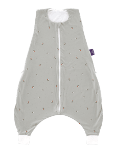 Schlafsack mit Füßen Tencel Fiore grün