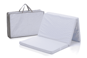 Reisebettmatratze Punkte hellblau 60 x 120 cm