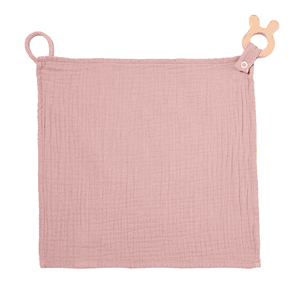 Kuscheltuch Musselin Hase Rosa
