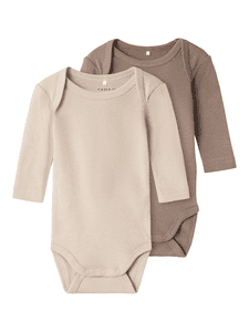 Langarmbody 2er Pack Humus