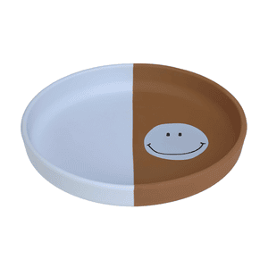 Teller aus Silikon, Happy Rascals Smile sky blue