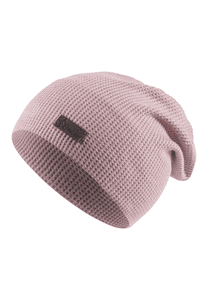 Slouch-Beanie Pique mattrosa
