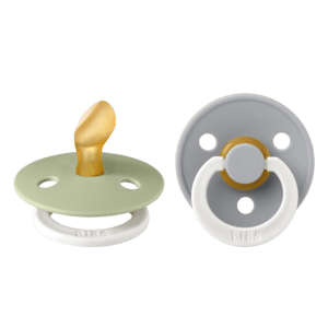 Nachtschnuller Colour anatomischer Sauger Sage & Cloud 0-6 Monate, 2 Stk.