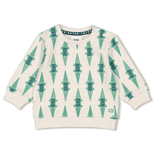 Sweatshirt Later Gator Offwhite melange