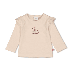 Langarmshirt Wild Flowers Offwhite