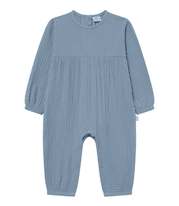 Musselin Overall solmig blau