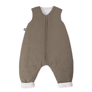 Jumper Musselin gefüttert nougat