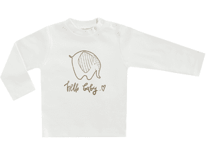 Langarmshirt BABY ON TOUR offwhite