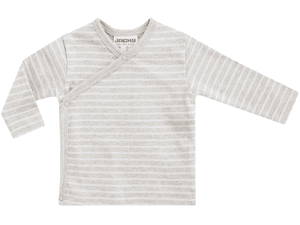 Wickelshirt BABY ON TOUR ringel/beige melange