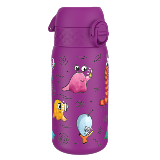 Kinder-Wasserflasche Edelstahl 400 ml lila