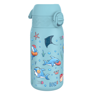 Kinder-Wasserflasche Edelstahl 400 ml hellblau