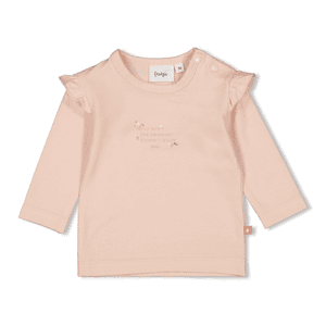 Langarmshirt Bloom With Love Roze