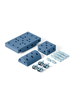 Curiosity Set, deep blue/sky blue