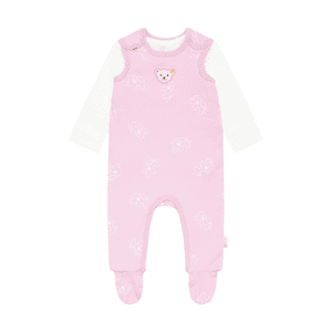 Set Strampler + T-Shirt langarm GOTS - Pink