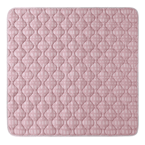 gesteppte Krabbeldecke Hygge, Blush 127 x 127 cm