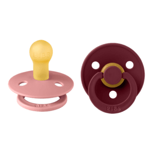 Schnuller Colour Dusty Pink/Elderberry 0-6 Monate, 2 Stk.