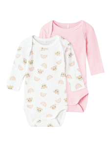 Langarmbody 2er Pack Orchid Pink