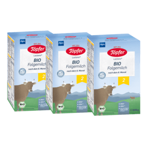 Folgemilch 2 Bio 3x 600g nach dem 6. Monat