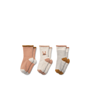 Eloy Antirutsch- Babysocken 3er-Pack bunny/sandy mix