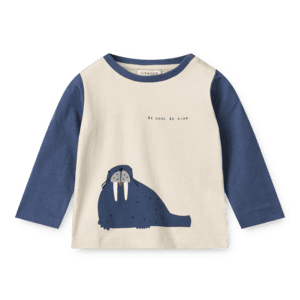 Apia Placement Langarmshirt walrus/sandy