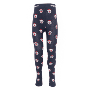 Strumpfhose Rentier navy