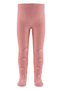 Strumpfhose Regenbogen mattrosa