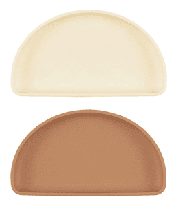 Kinderteller 2 Stück, beige/creme