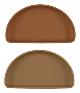 Kinderteller 2 Stück, braun