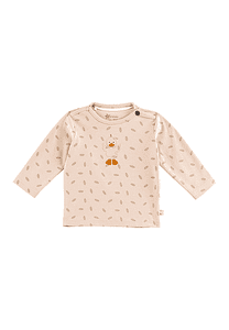 Langarmshirt Edda beige