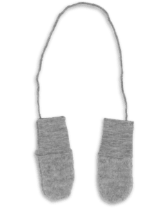 Fäustlinge hellgrau melange