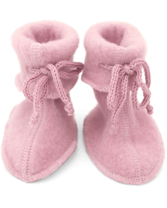 Babyschuhe rosenholz melange