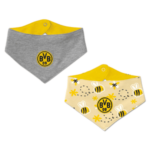 BVB Dreieckstuch 2er-Set Baby
