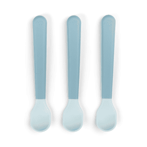 Babylöffel Foodie Easy grip 3er Pack blau