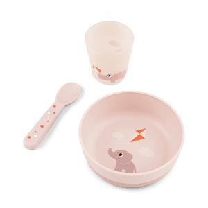 Geschirr-Set Foodie First meal Playground rosa